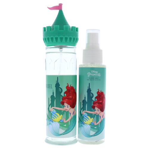 Ariel by Disney for Kids - 2 Pc Gift Set 3.4oz EDT Spray, 3.4oz Body Mist