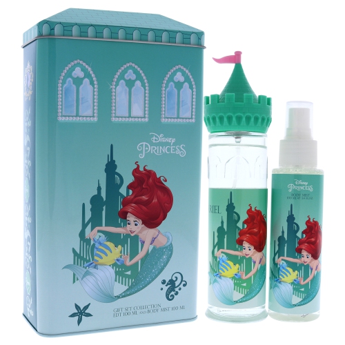 Ariel by Disney for Kids - 2 Pc Gift Set 3.4oz EDT Spray, 3.4oz Body Mist