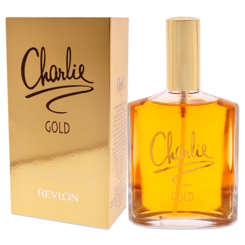 Charlie Gold by Revlon for Women - 3.4 oz EDT Spray