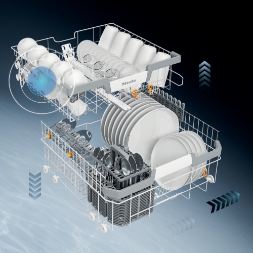 Miele 24" 44 dB Pre-finished, Full-size Dishwasher with Cutlery Basket - G 5006 U Brilliant White