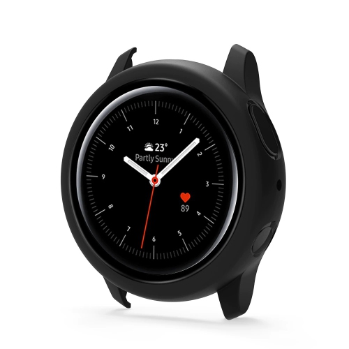 Samsung Galaxy Watch 4 [40mm] Overall 360° Protection, Built-in Tempered Glass Screen & Hard PC Bumper Case with Protective Face Cover, Only