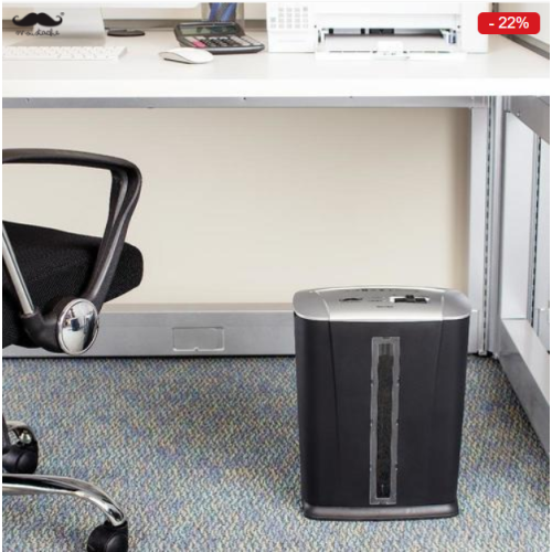 8-Sheet papier et crédit déchiqueteuse à coupe transversale