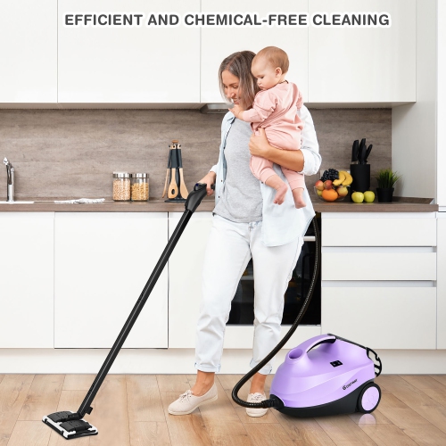 Costway 2000W Heavy Duty Steam Cleaner Mop Multi-Purpose W/19 Accessories