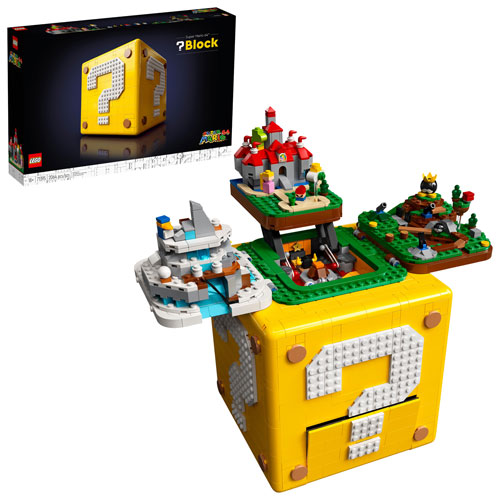 Bloc point d'interrogation Super Mario 64 de LEGO Super Mario - 2064 pièces