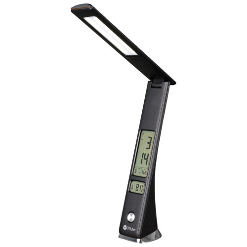 OttLite Rise LED Desk Lamp with Digital Display - Black - Only at Best Buy