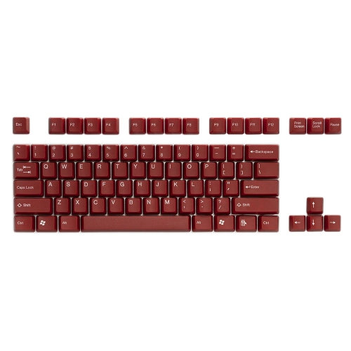 All Red ABS Keycap Set