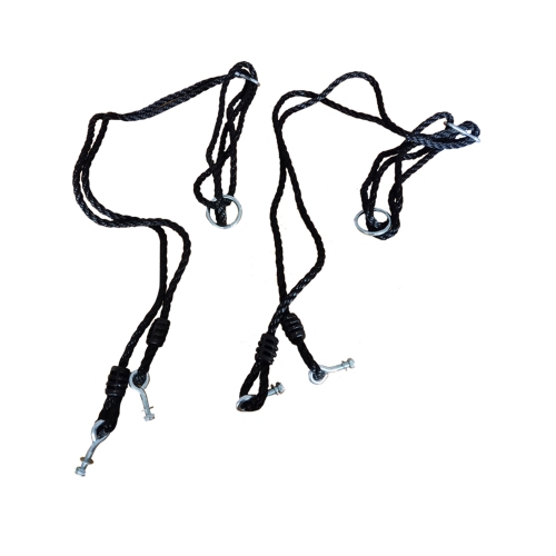 Balançoire extérieure pour enfants – Soucoupe à hamac ronde d'ancrage pour arbre, siège suspendu pour cour arrière avec cordes ajustables, bleu