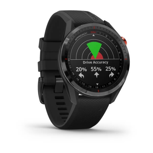 Garmin Approach S62 Sport GPS Golf Smartwatch Black Bezel with Black Band  010-02200-00