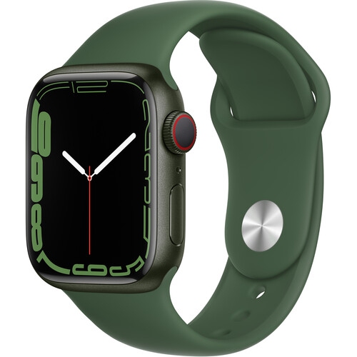 Apple Watch Series 7 GPS + Cellular, 41mm Green Aluminum Case with