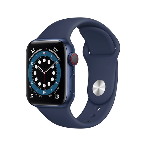 Apple Watch Series 6 (GPS + Cellular, 40mm) - Blue Aluminum Case