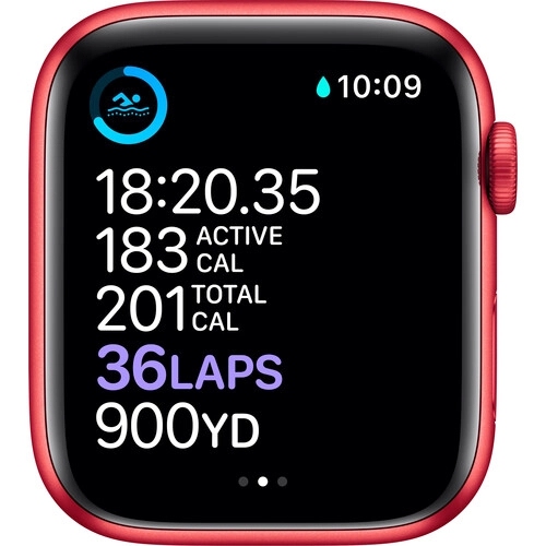 Apple watch 2025 6 red band