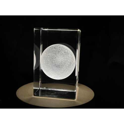 Le Centre Pompidou 3D Engraved Crystal Keepsake Souvenir