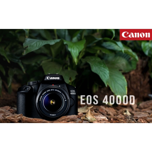 Canon EOS 4000D / Rebel T100 DSLR Camera With 18-55mm Lens Tripod Bundle