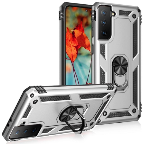 XCRS Dual-Layer Slim Design Armor Protection Cover, Built-in Magnetic Ring, 360 ° Rotating Kickstand for Hands-Free View, Drop Protection Case for
