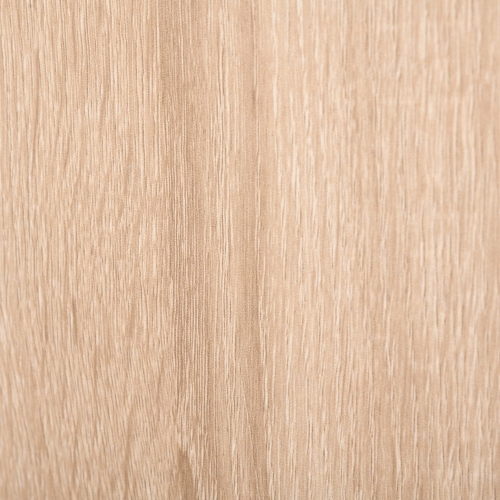 HOMCOM 35" Sideboard, Floor Standing Storage Cabinet with Drawer and Solid Wood Legs, White and Nature Wood