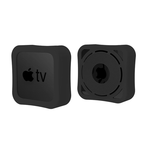 Silicone Remote Case and TV Box Case for Apple TV 4K/Apple TV HD, Black