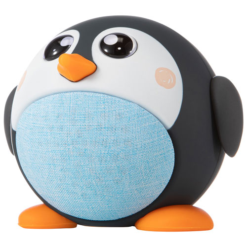Haut-parleur sans fil Bluetooth pour enfants de Planet Buddies - Noir/Pingouin