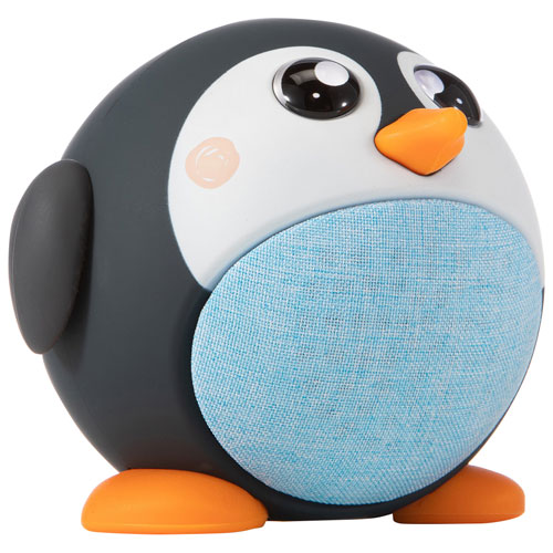 Haut-parleur sans fil Bluetooth pour enfants de Planet Buddies - Noir/Pingouin