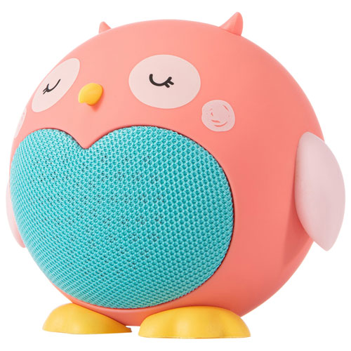 Haut-parleur sans fil Bluetooth pour enfants de Planet Buddies - Rose/Hibou