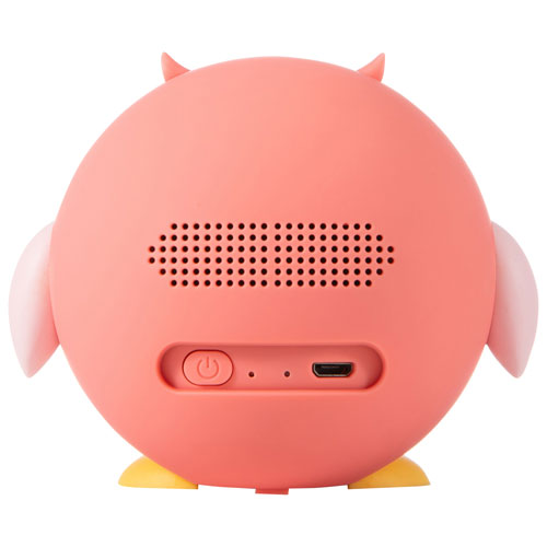 Haut-parleur sans fil Bluetooth pour enfants de Planet Buddies - Rose/Hibou