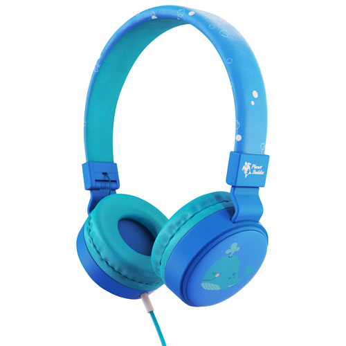 Planet Buddies On-Ear Kids Headphones - Blue/Whale