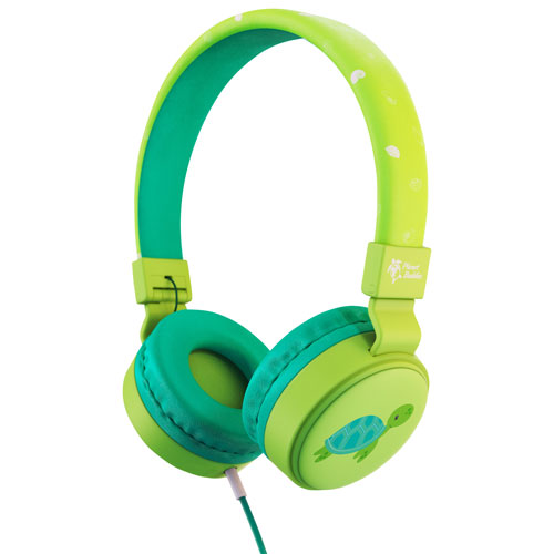 Planet Buddies On-Ear Kids Headphones - Green/Turtle