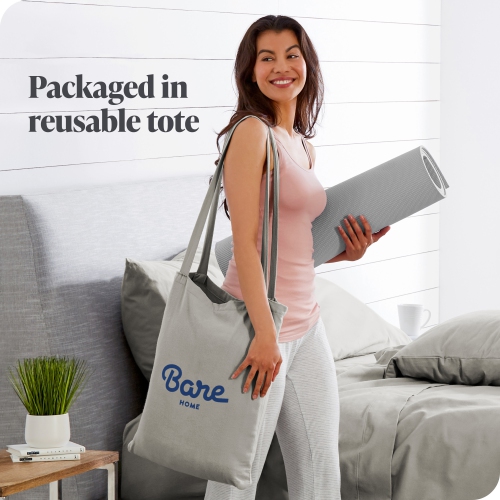 Draps en flanelle Bare Home 100 % coton, velours doux, épais. - Flanelle brossé double - poches profondes