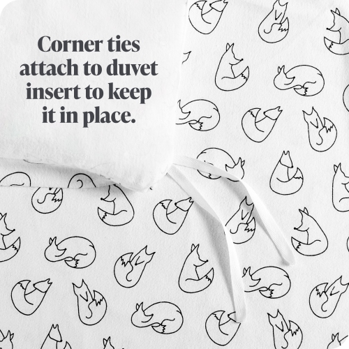 Bare Home Flannel Duvet Cover and Sham Set - 100% Cotton, Velvety Soft Heavyweight, Double Brushed Flannel