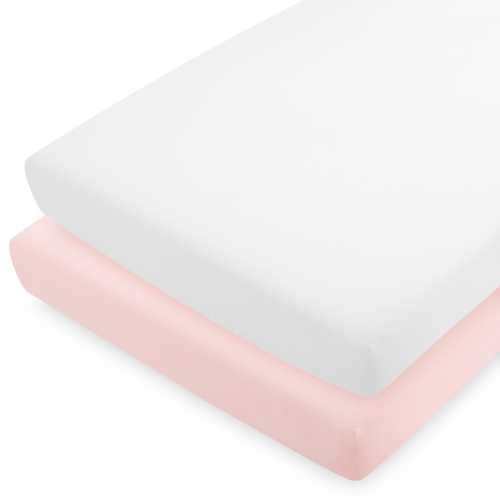 Bare Home Crib Microfiber Fitted Bottom Sheets - 2 and 3 Pack