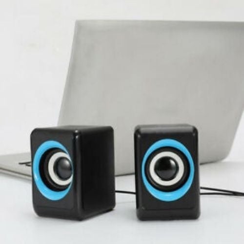 Portable Speaker USB Multimedia Powered Wired Mini Surround Subwoofer Output