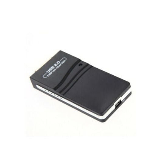 USB 2.0 VIDEO CARD EXTERNAL GRAPHIC ADAPTER DVI VGA HDMI MONITION EXTEND CLONE