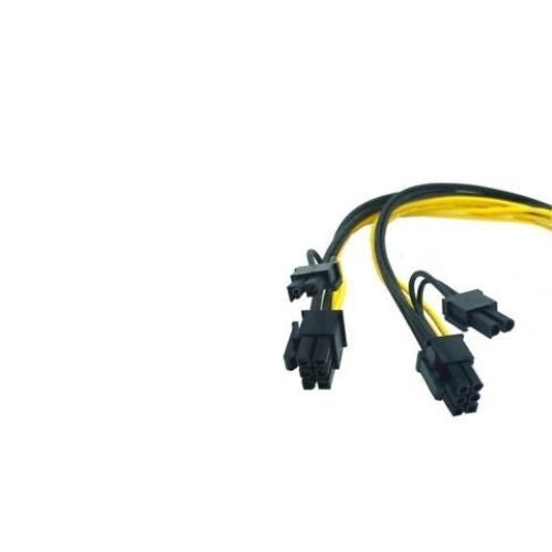 8 Pin to dual 8 (6+2) Pin PCI Express Power Converter Cable for