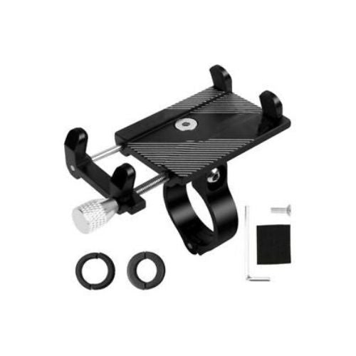 Bike Phone Mount Adjustable Bike Phone Holder Handlebar Stand Black