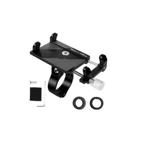 Bike Phone Mount Adjustable Bike Phone Holder Handlebar Stand Black