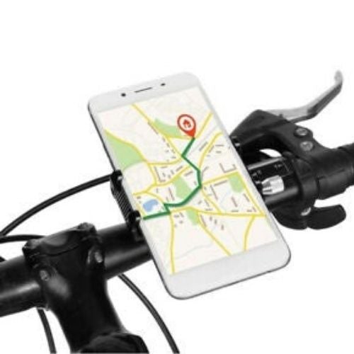 Bike Phone Mount Adjustable Bike Phone Holder Handlebar Stand Black