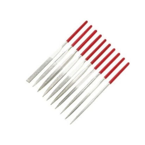 Files Set Metal Needle Carving Jewelry Diamond Glass Stone Wood Tool 10PCS