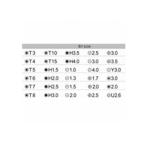 All in One Screwdriver Repair Tool Kit Set For Mobile phone Camera