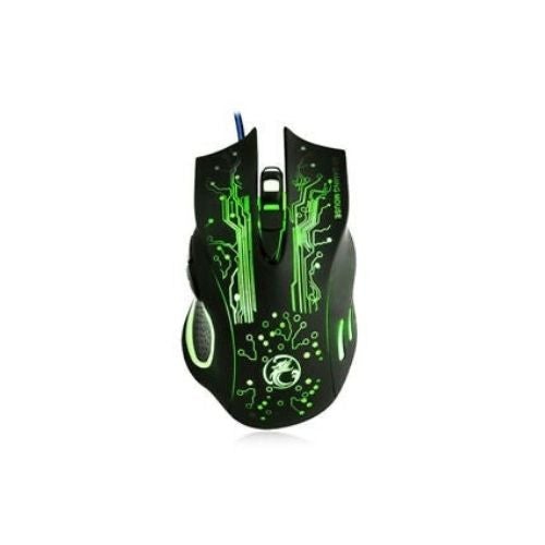 Gaming Mouse USB Optical 5500 Dpi 6 Buttons Wired Mice for Gamer Computer 7 LED