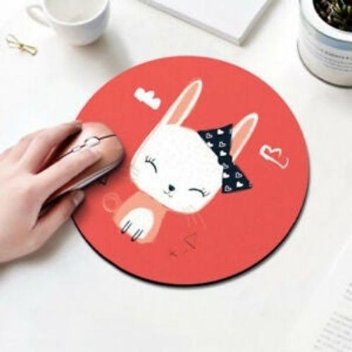 GNS  Mouse Pad With Stitched Edge Mouse Mat Waterproof Non-Slip Rubber Base