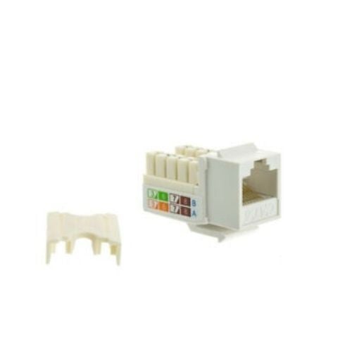 Cat 6 RJ45 8P8C Punchdown Keystone Modular Ethernet Snap-in Jack Network