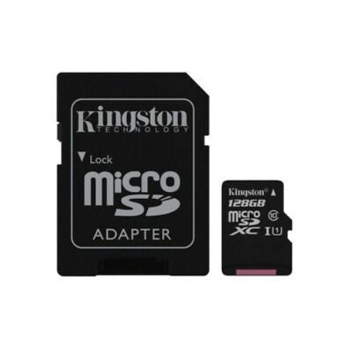 Kingston 128GB Micro SD Memory Card 128G SDHC Class 10 UHS-I TF w/ SD Adapter