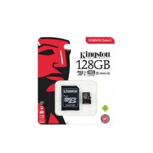 Kingston 128GB Micro SD Memory Card 128G SDHC Class 10 UHS-I TF w/ SD Adapter