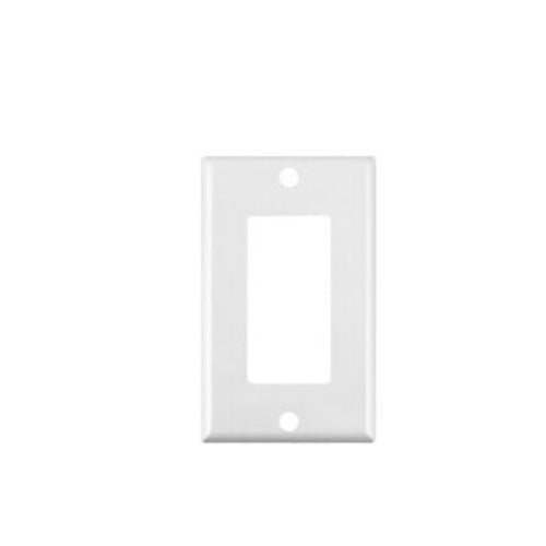 Single Gang Receptacle Decorator Wall Plate