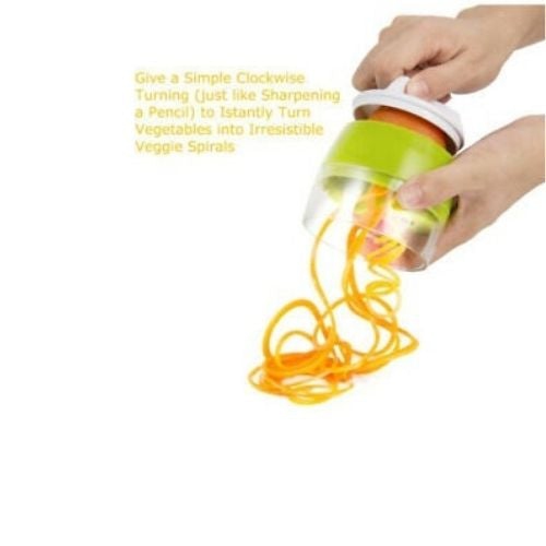 Multi-Function Handheld Spiralizer Vegetable Slicer Adjustable Grater Cutter
