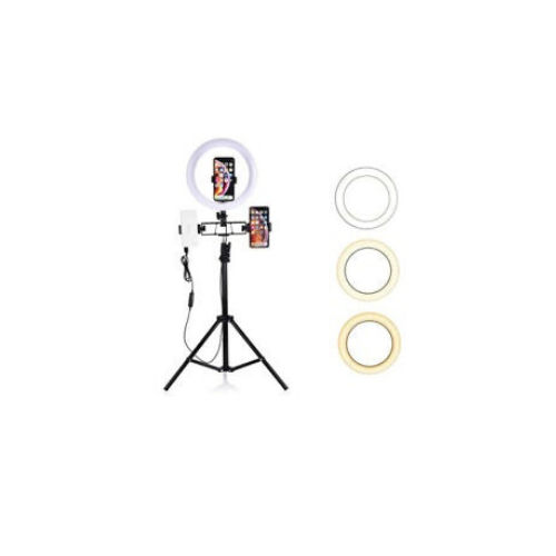 Selfie Ring Light With Tripod Stand and Phone Holder LED Makeup Circle Lamp