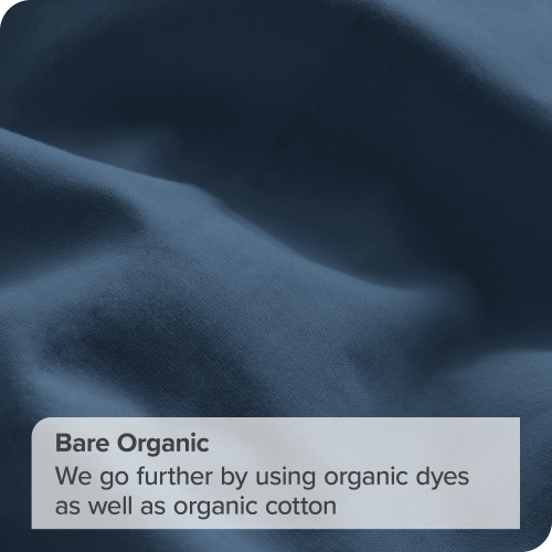 Bare Home 100% Organic Cotton Sheet Set - Crisp Percale Weave - Lightweight & Breathable