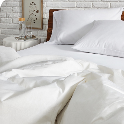 Bare Home Down Comforter - Responsible Duck Down - Ultra-Soft - Hypoallergenic - All Season Breathable Warmth