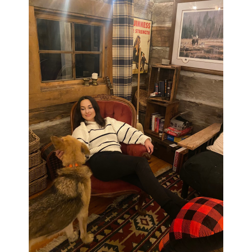 The Kushie - Cozy Foot Cushion - Plush Plaid