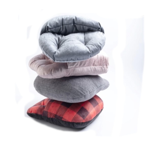 The Kushie - Cozy Foot Cushion - Plush Plaid