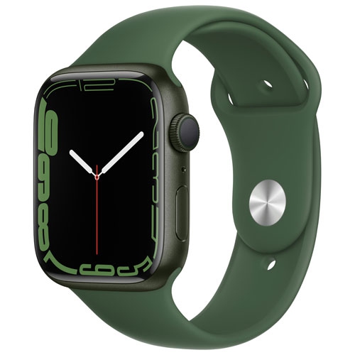Apple Watch Series 7 45mm Green Aluminum Case with Clover Sport Band - Open Box